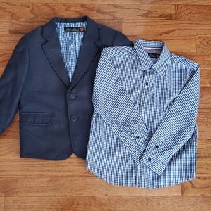 Boys sports jacket and matching button down
